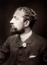 Der Künstler Théobald Chartran porträtiert anlässlich des Salons von Paris 1885